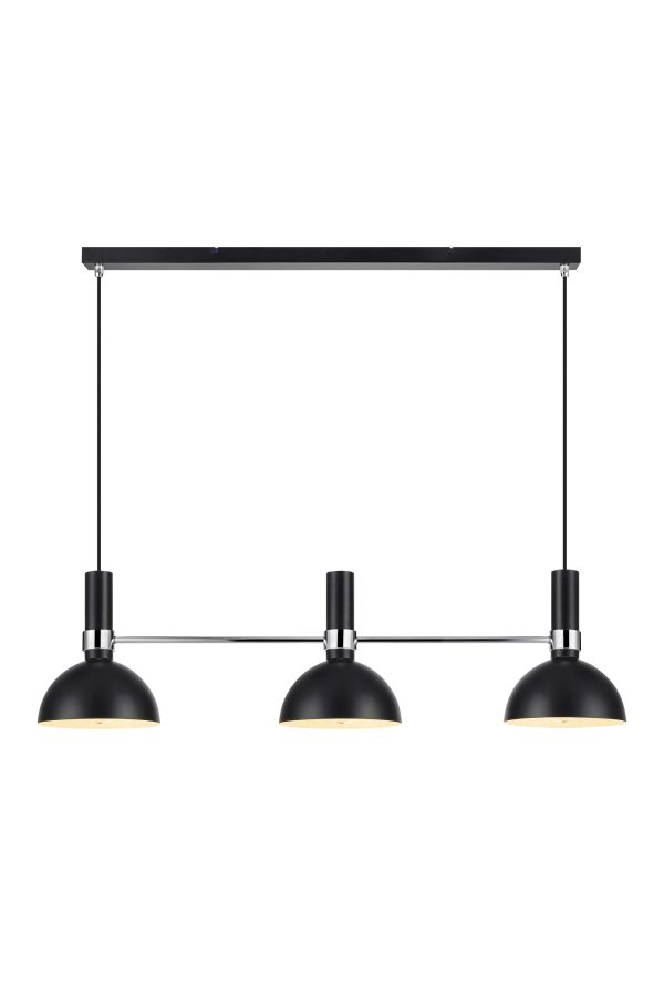 Lampa loft wisząca LARRY pendant 3L black/brass 106855 - Markslojd