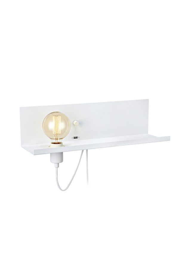 Kinkiet nowoczesny MULTI Wall 1L White 106969 - Markslojd
