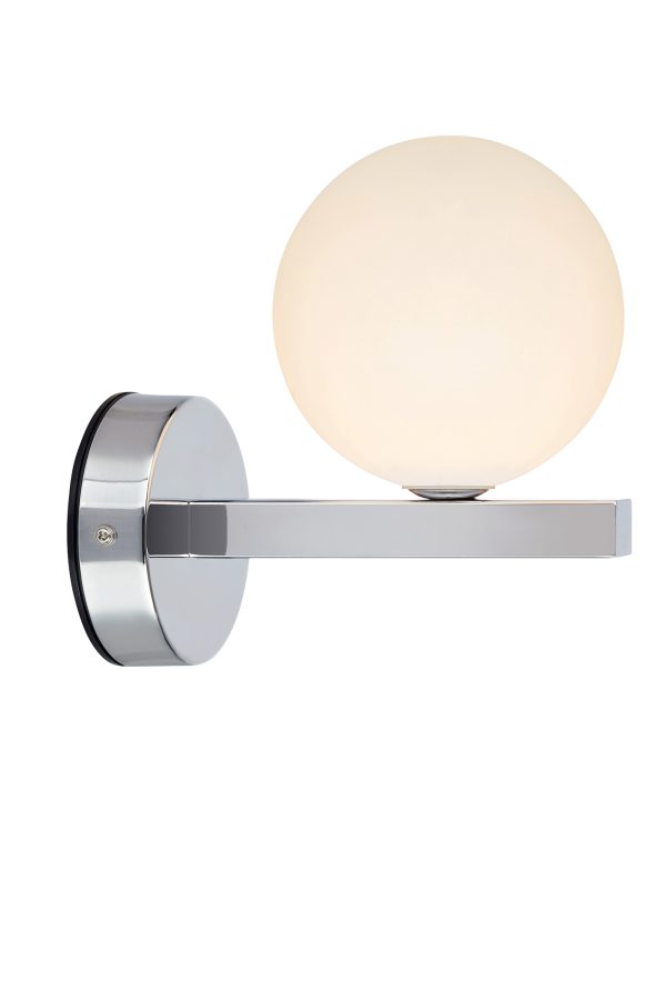 Kinkiet STREAM WALL 1L CHROME/WHITE IP44 107625 - Markslojd