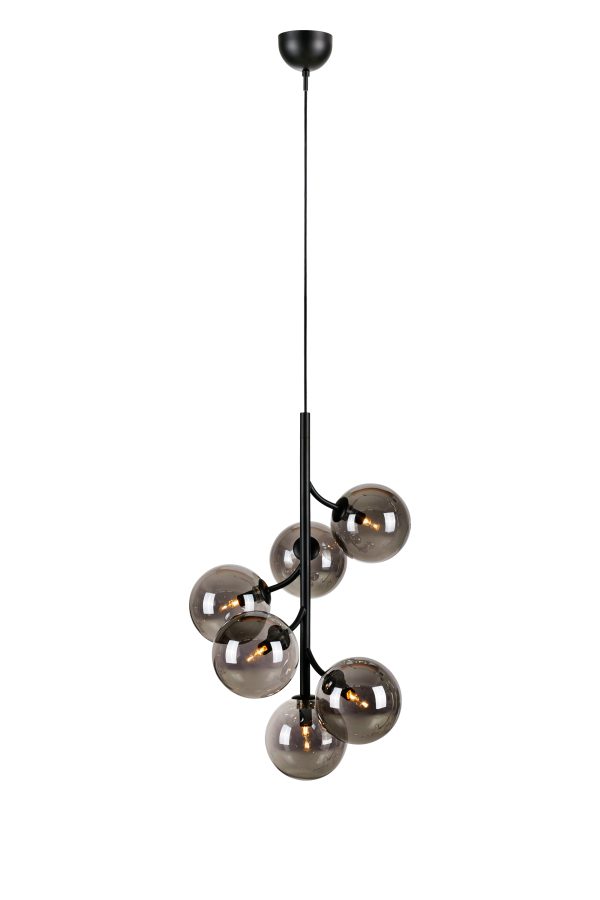 Lampa wisząca CALLISTO 6L Czarny/Przydymiony 108108 - Markslojd