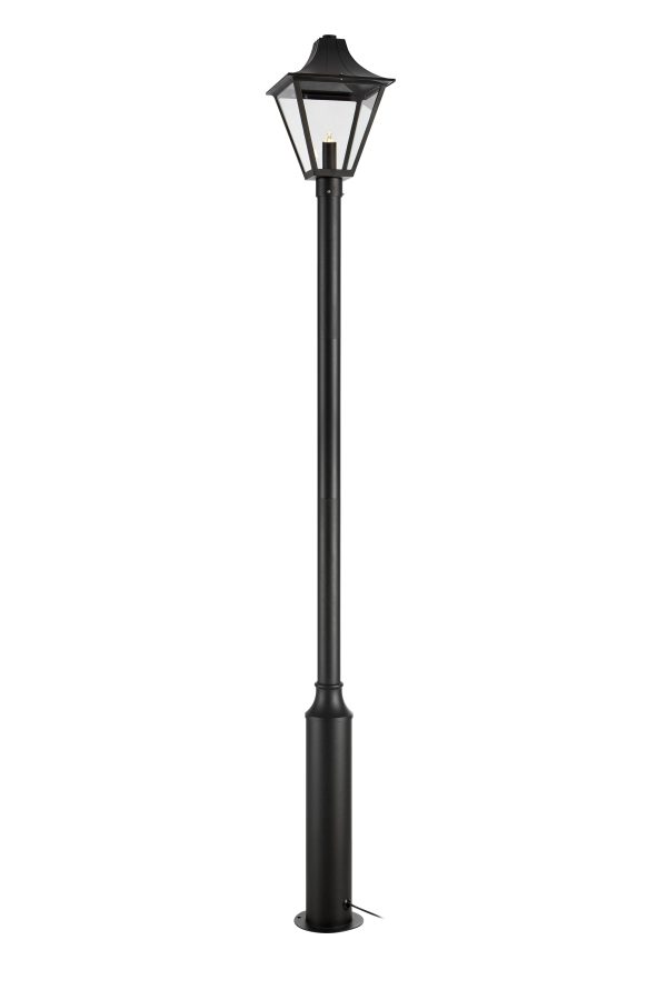 Latarnia ogrodowa GARDEN 24 POSTLAMP 1L BLACK H 225CM 108171 - Markslojd