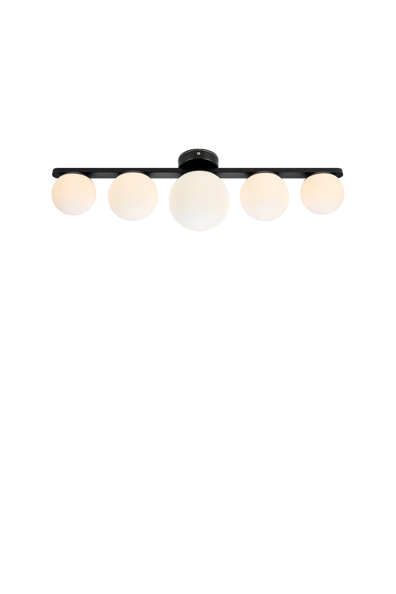 Lampa sufitowa PURO CEILING/WALL 5L BLACK/OPAL IP44 108348 - Markslojd