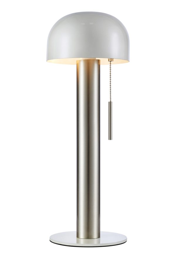 Lampa stołowa COSTA Srebrna 108577 – Markslojd
