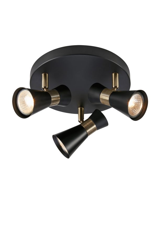 Lampa sufitowa FOLIE Czarna 108626 – Markslojd