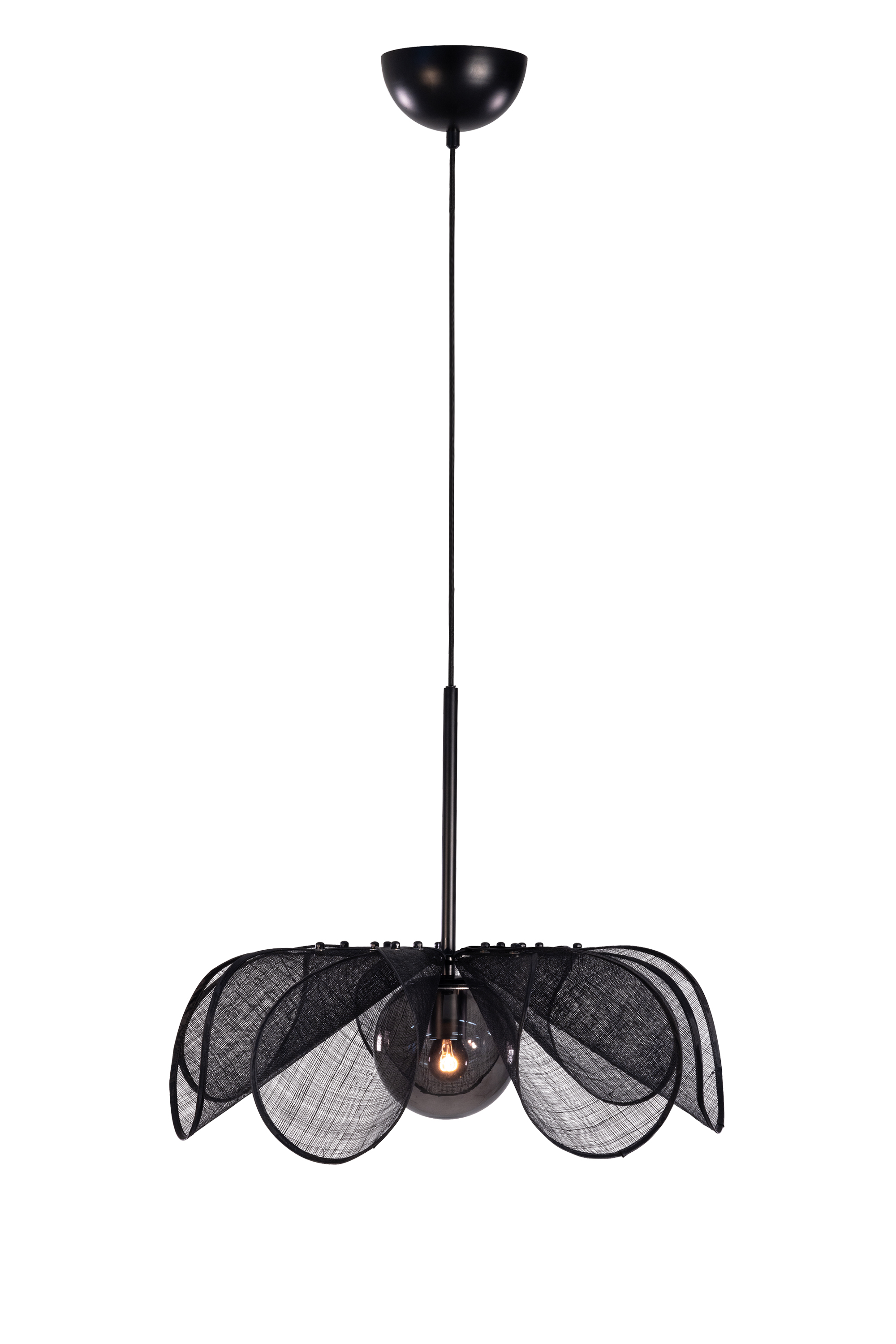 Lampa wisząca STYRKA Pendant 1L 63cm Black/Smoke 108660 - Markslojd