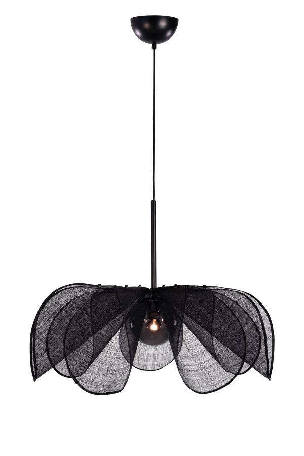 Lampa wisząca STYRKA Pendant 1L 75cm Black/Smoke 108662 - Markslojd