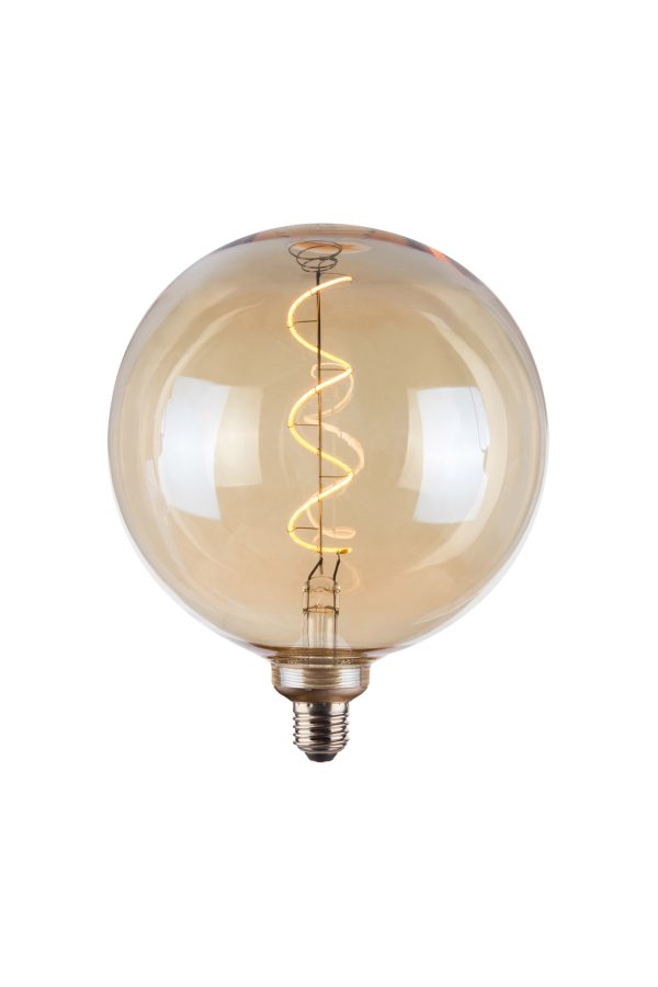 Duża żarówka GLOBE Bulb E27 4W Soft LED 200 Amber 108724 - Markslojd