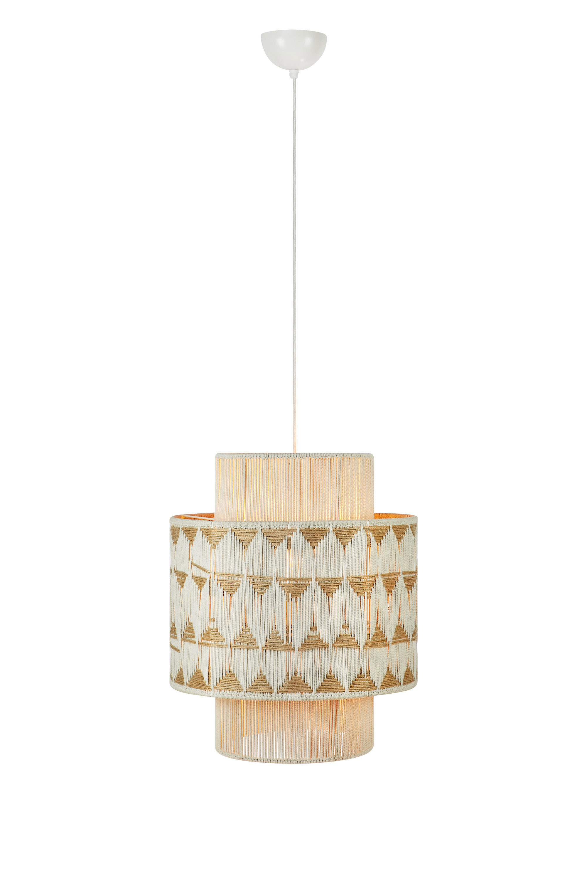 Lampa wisząca ANO 1L Beige/Nougat 108824 - Markslojd