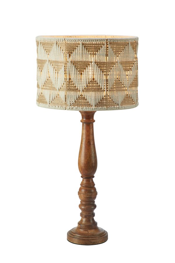 Lampa stołowa ANO 1L 62,5cm Beige/Nougat/Brown 108827 - Markslojd