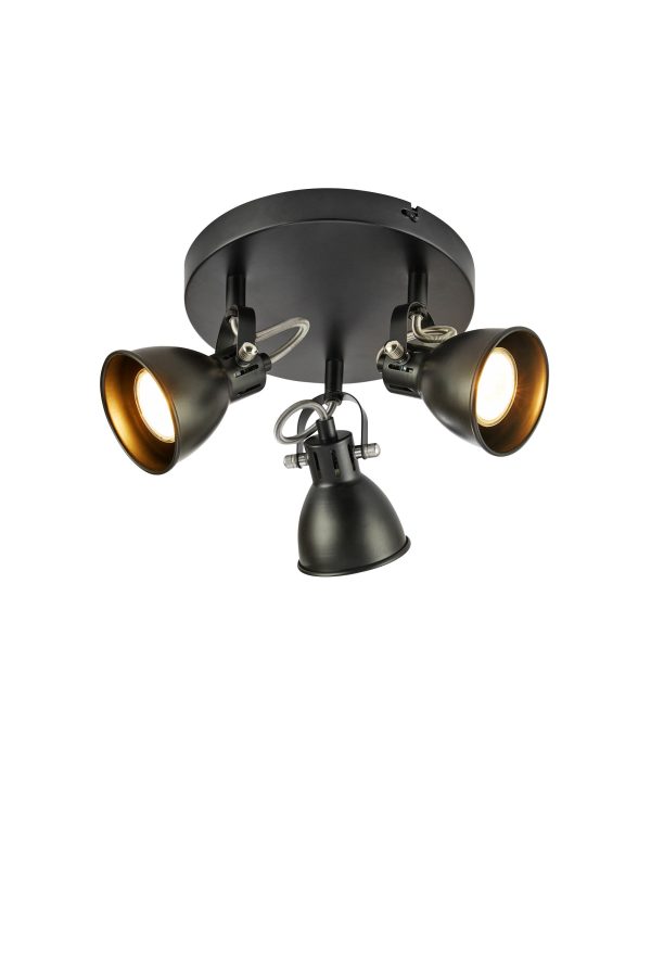 Plafon MION 3L Matt Black 108847 - Markslojd