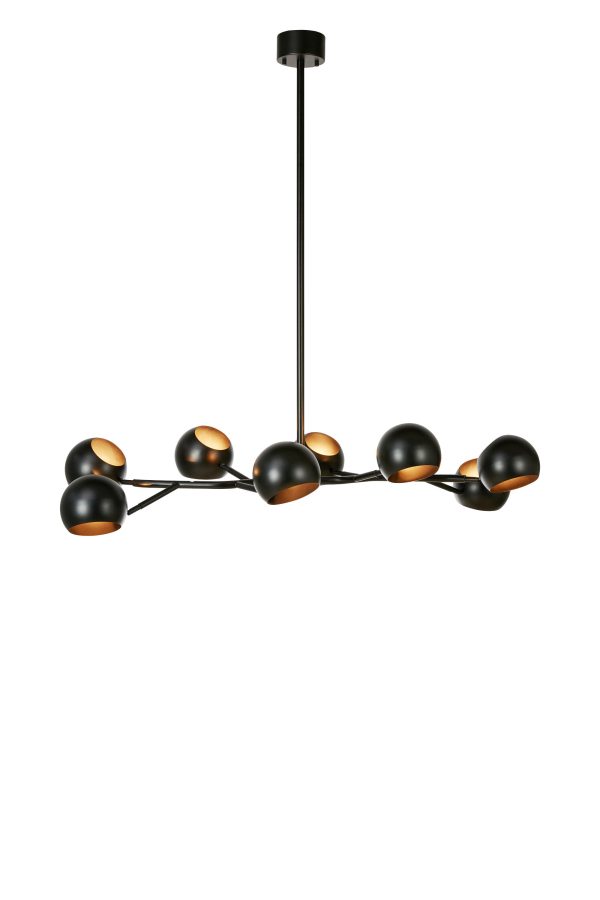 Lampa wisząca EDGAR 8L Black 108852 - Markslojd