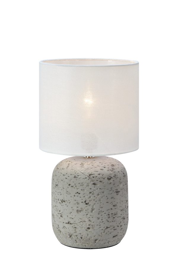 Lampa stołowa MONTAGNA 1L 32cm Grey/Offwhite 108861 - Markslojd