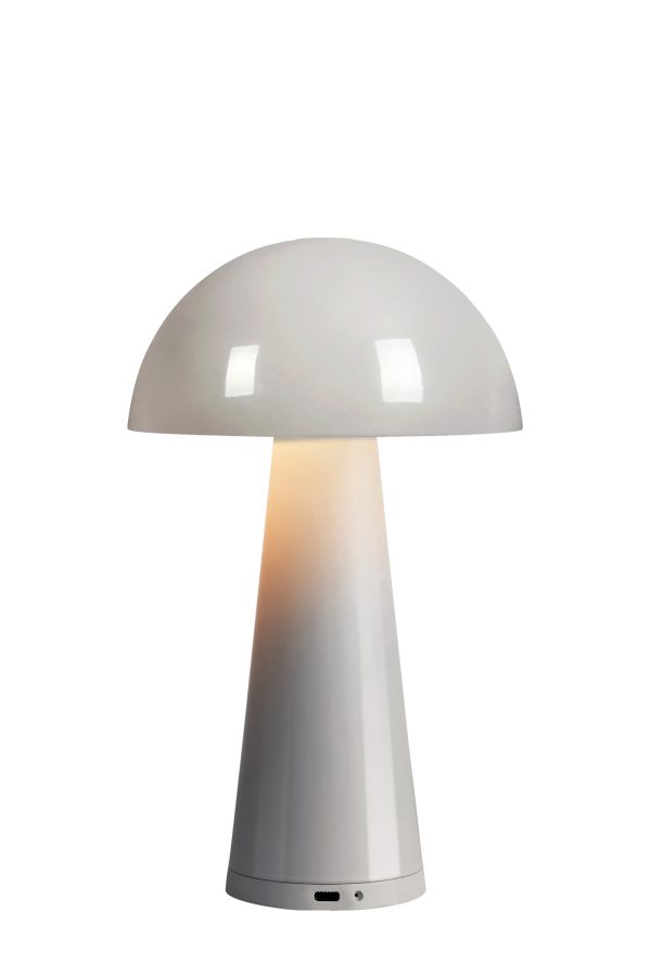 Lampa stołowa FUNGI Rechargeable Greige B/O 108950 - Markslojd