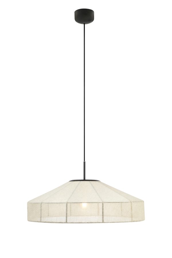 Lampa wisząca ALIA 1L Beige/Black 108955 - Markslojd