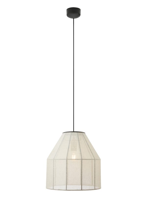 Lampa wisząca AIKO 1L Beige/Black 108956 - Markslojd