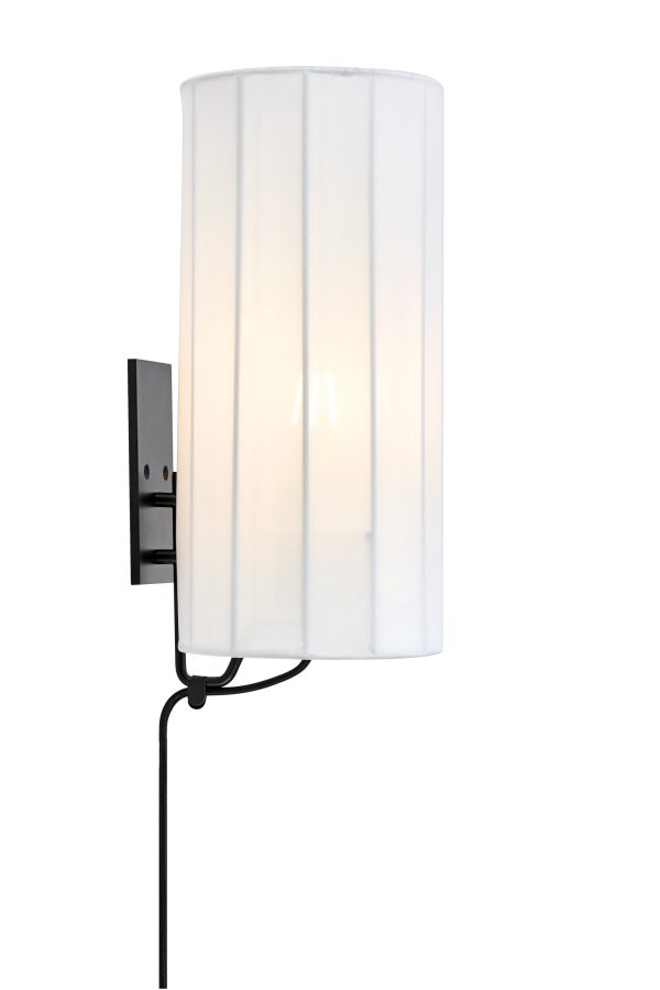Kinkiet HIKARI 1L White/Black 108960 - Markslojd