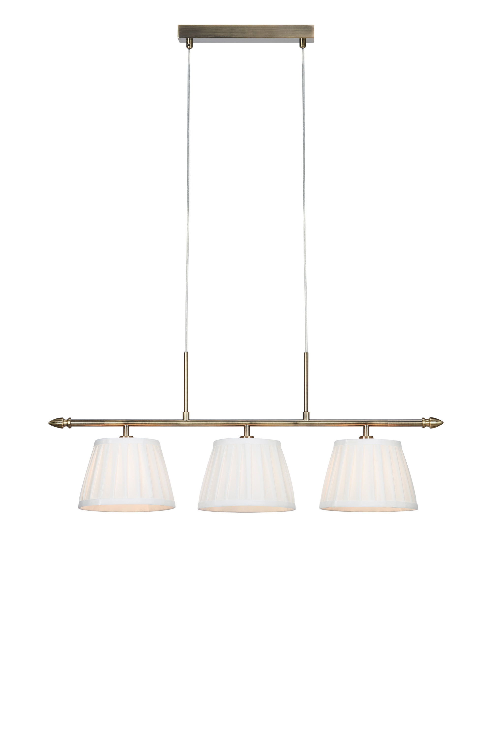 Lampa wisząca OXFORD 3L Offwhite/Antique Brass 108975 - Markslojd