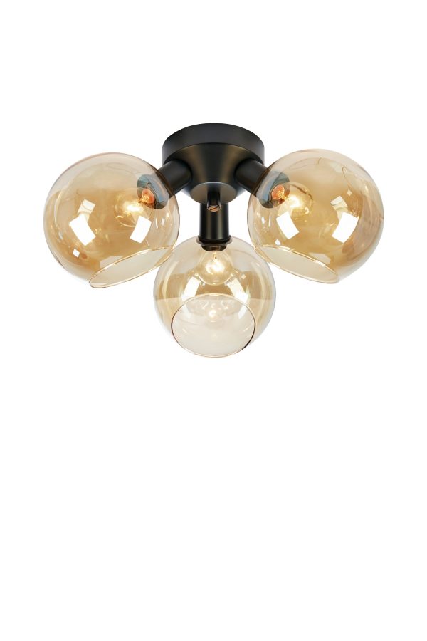 Lampa sufitowa ARTIS 3L Amber/Black 108997 - Markslojd