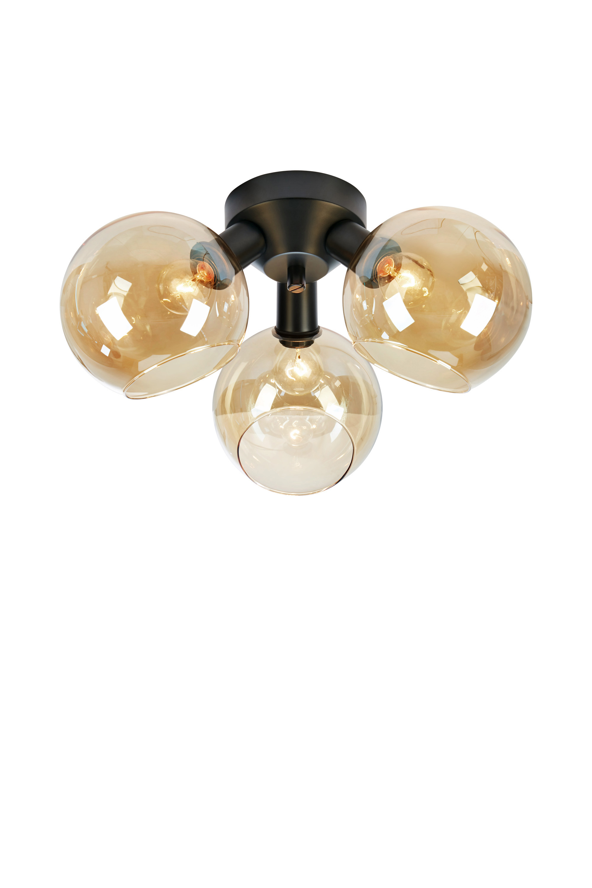 Lampa sufitowa ARTIS 3L Amber/Black 108997 - Markslojd