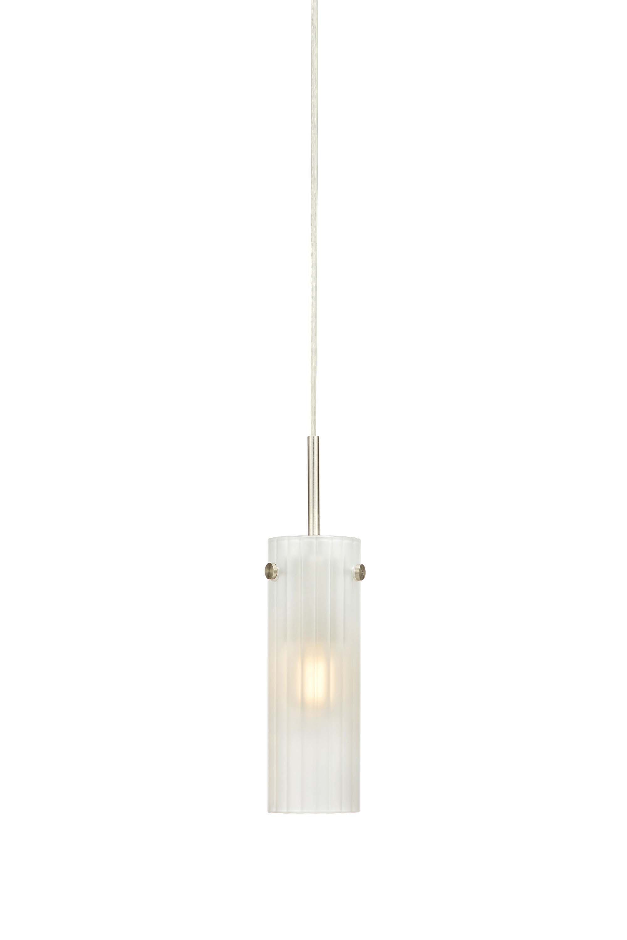 Lampa wisząca TIBIA 1L Frosted/Satin Nickel 109014 - Markslojd