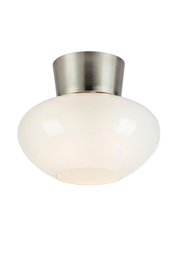 Lampa sufitowa MALAGA 1L White/Satin Nickel 109025 - Markslojd