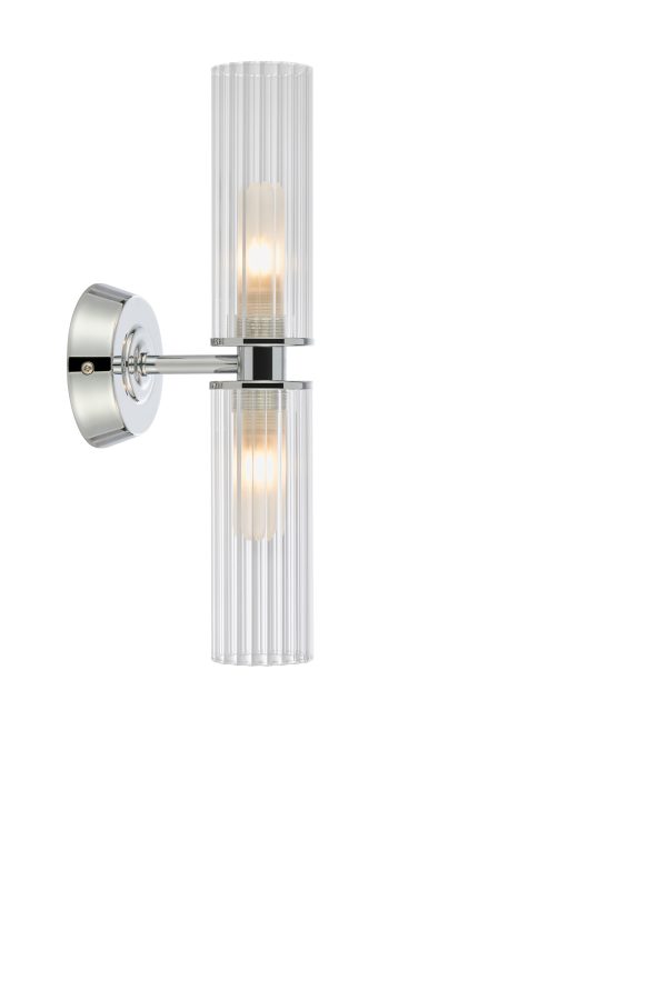 Kinkiet RIMINI 2L Clear/Chrome IP44 109027 - Markslojd