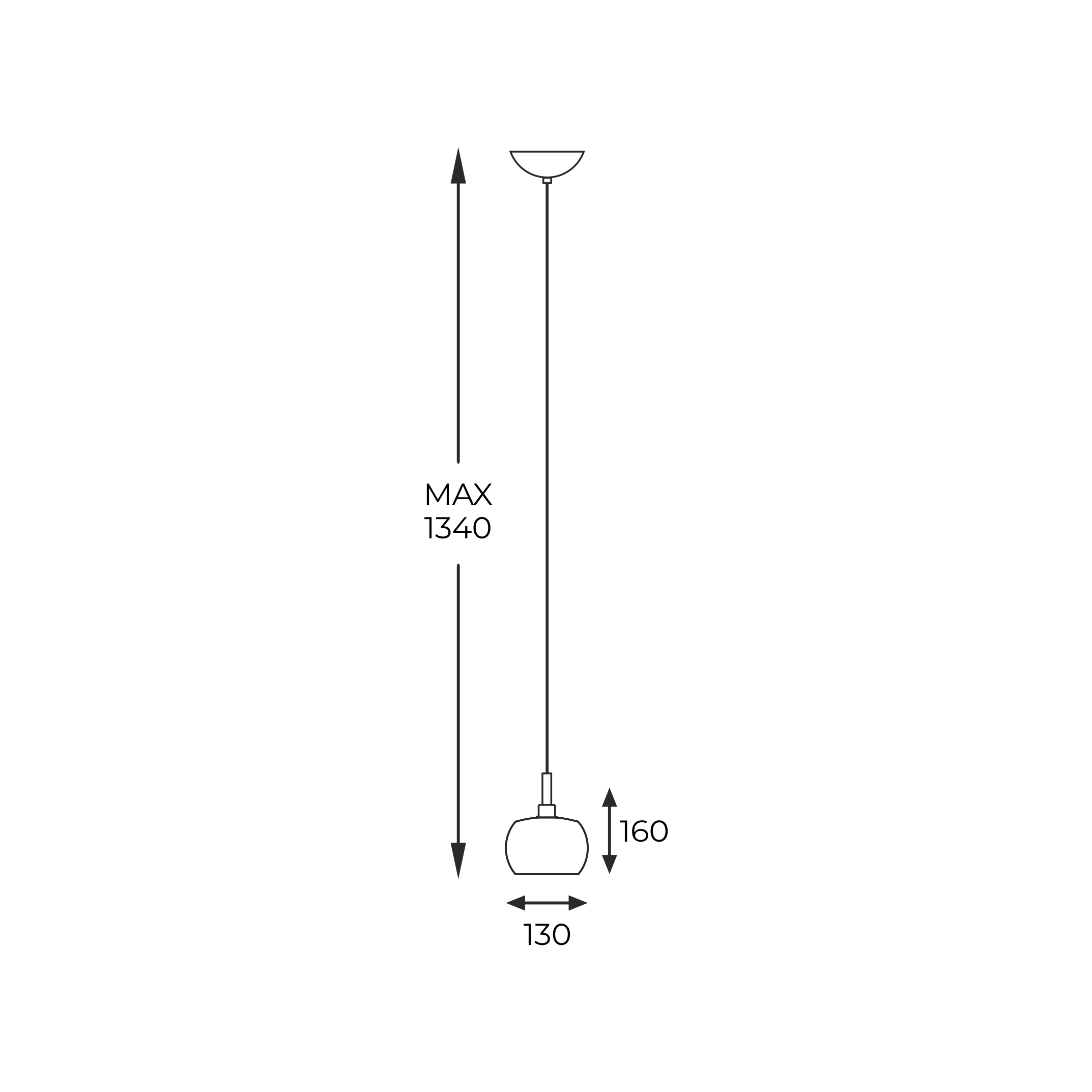 Lampa wisząca nowoczesna designerska CRYSTAL P0076-01A-F4FZ Zuma Line - obrazek 2