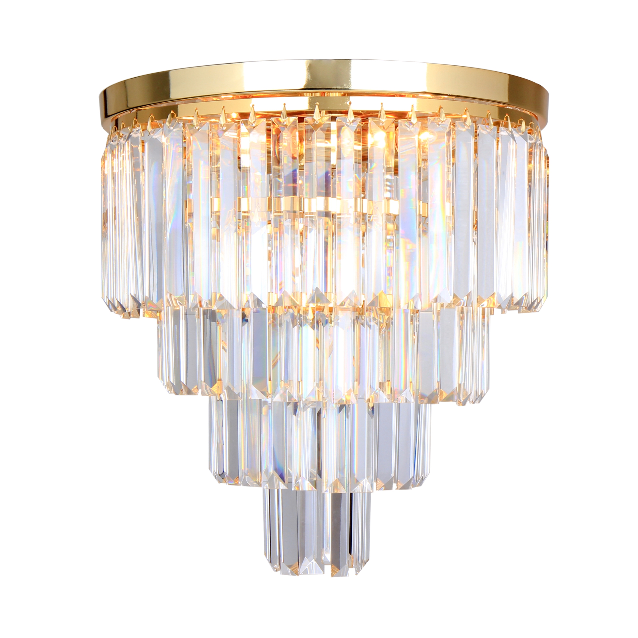 Lampa złota sufitowa AMEDEO FC17106/4+1 -GLD Zuma Line