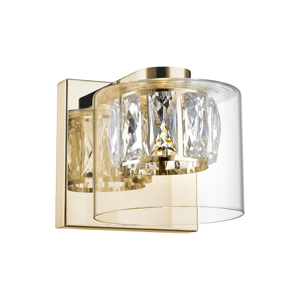 Lampa ścienna nowoczesna GEM W0389-01A-F7AC Zuma Line