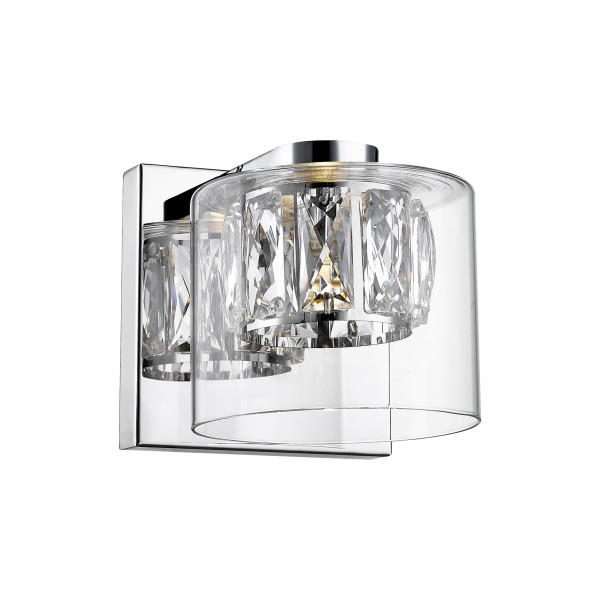 Lampa ścienna nowoczesna GEM W0389-01A-B5AC Zuma Line