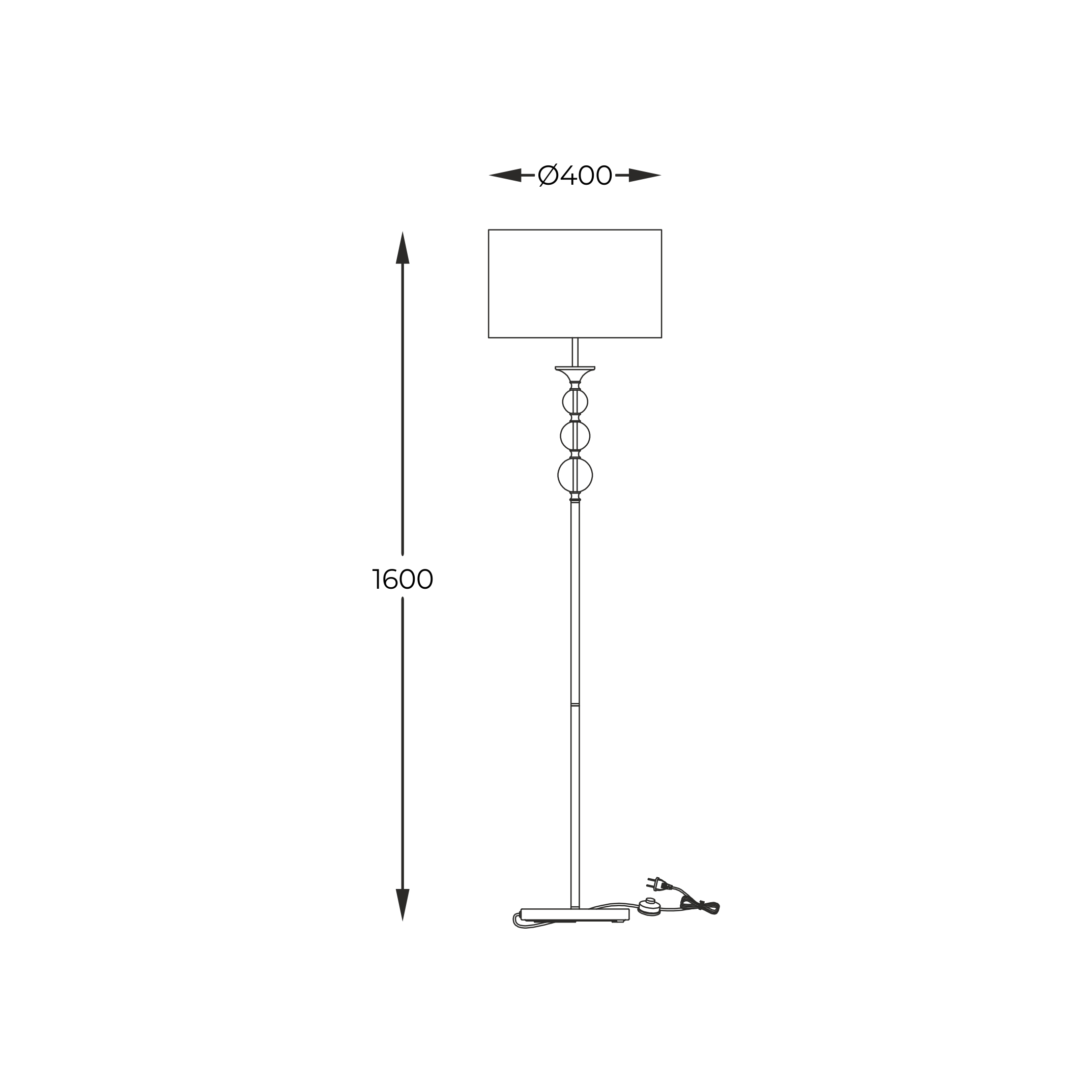 Lampa podłogowa REA II RLL93163-1GB - Zuma Line - obrazek 2