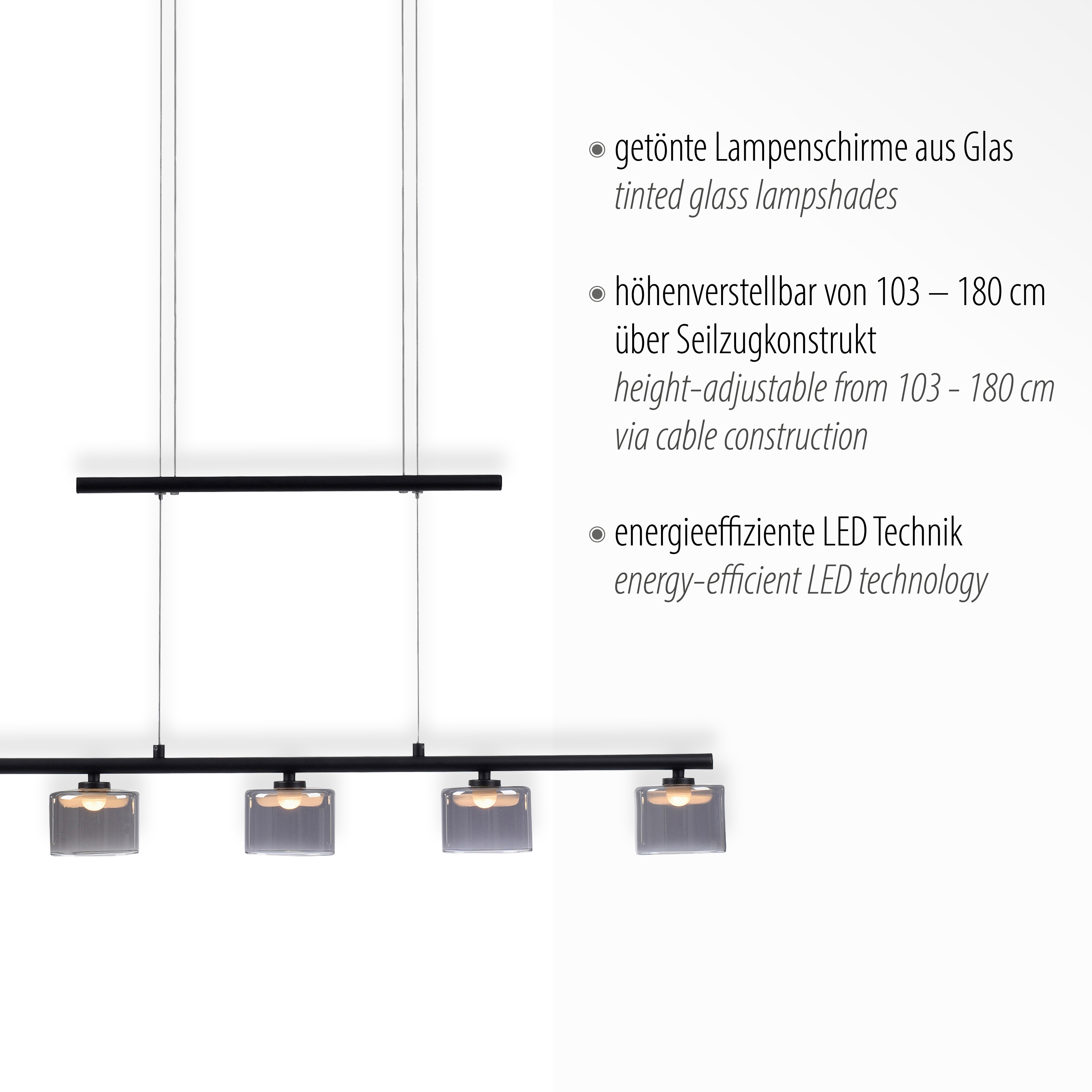 Lampa wisząca nowoczesna HYDRA 2209-18 - Paul Neuhaus - obrazek 4