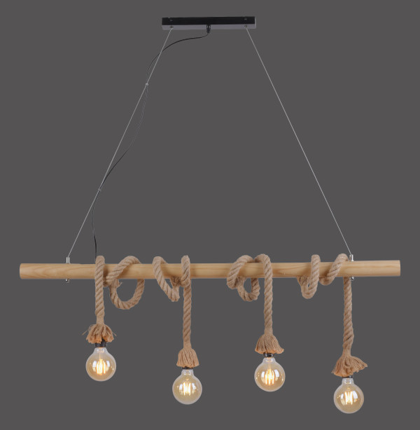 Lampa loft wisząca ROPE 15483-18 - Paul Neuhaus