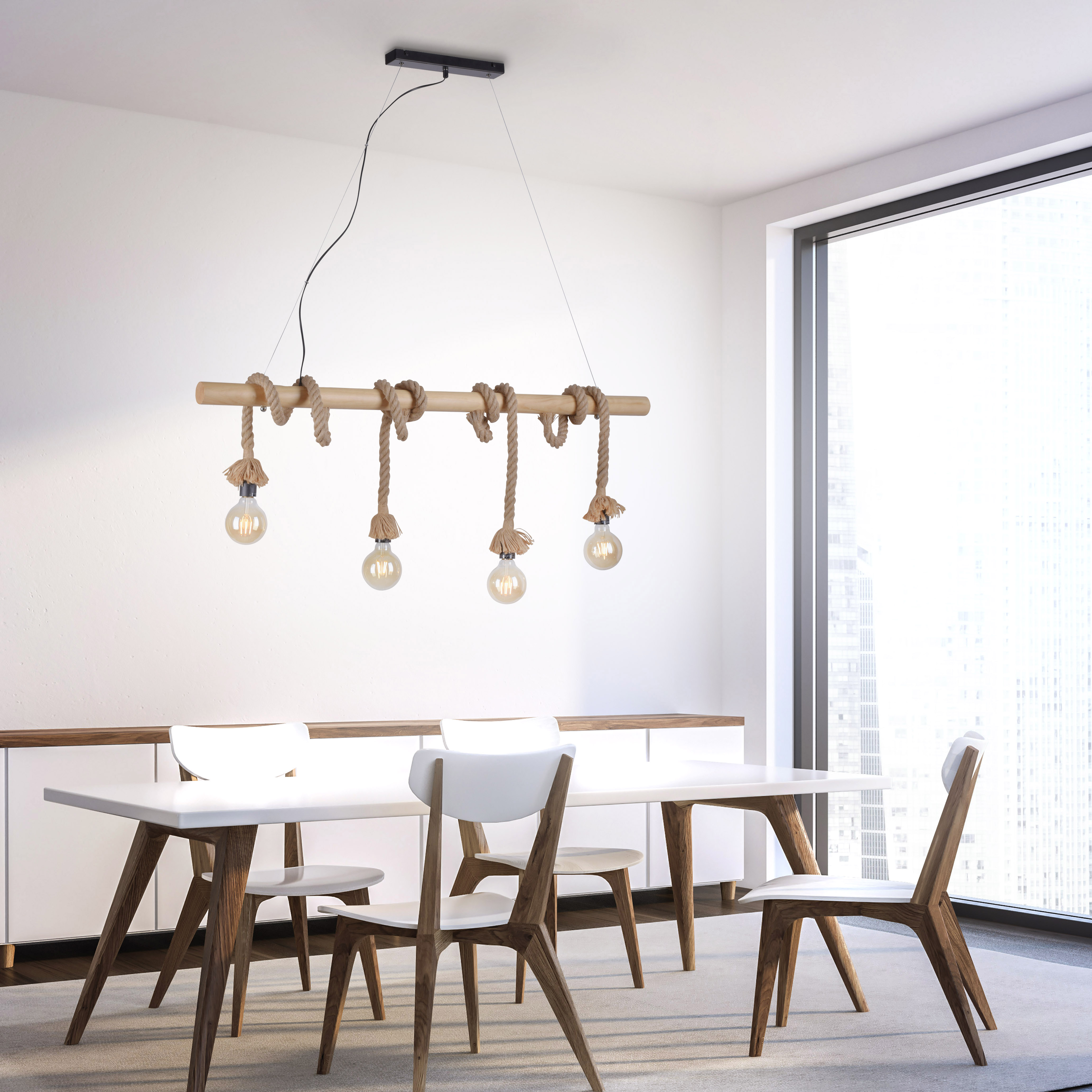Lampa loft wisząca ROPE 15483-18 - Paul Neuhaus - obrazek 3