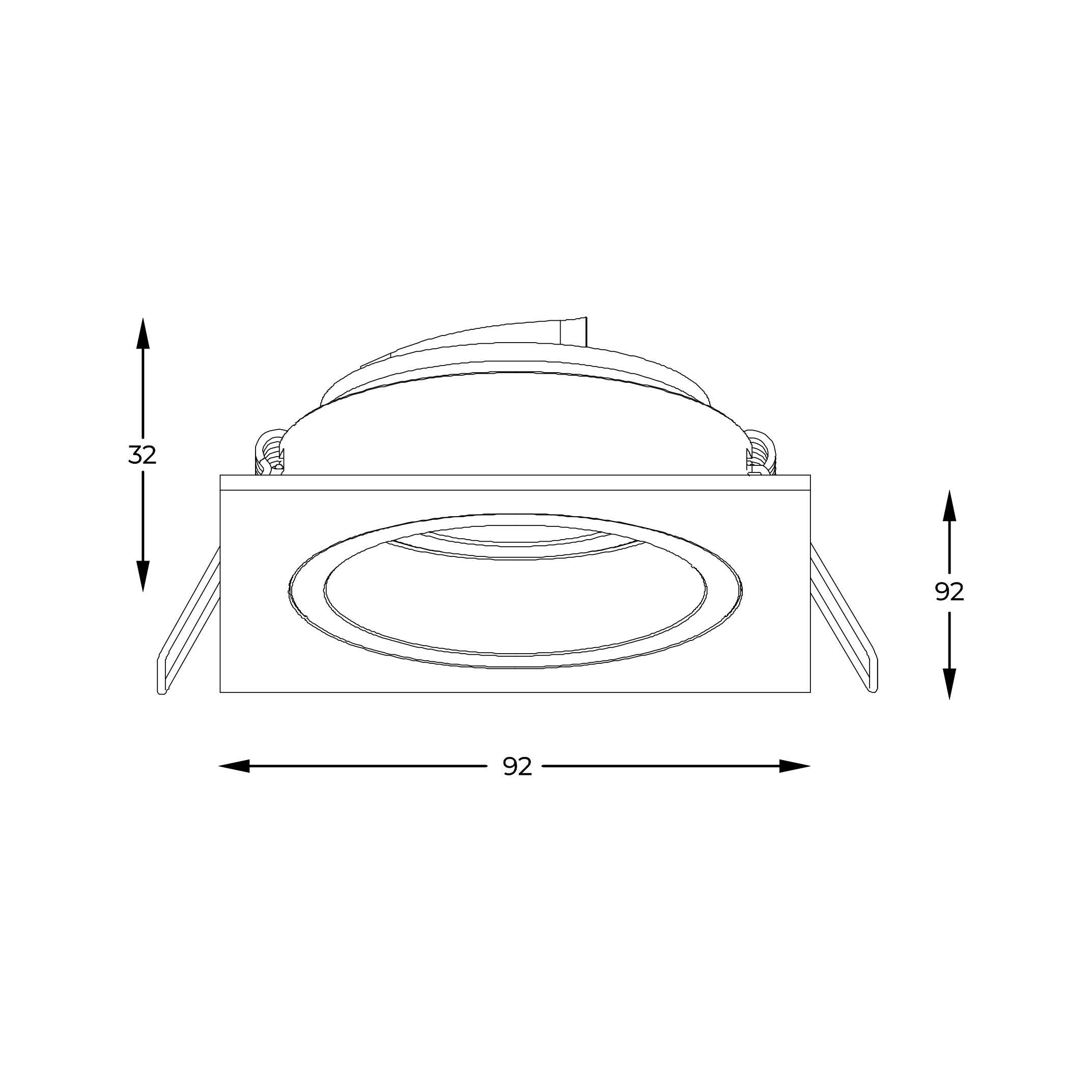 Oprawa do wbudowania CHUCK H-92703 - Zuma Line - obrazek 2