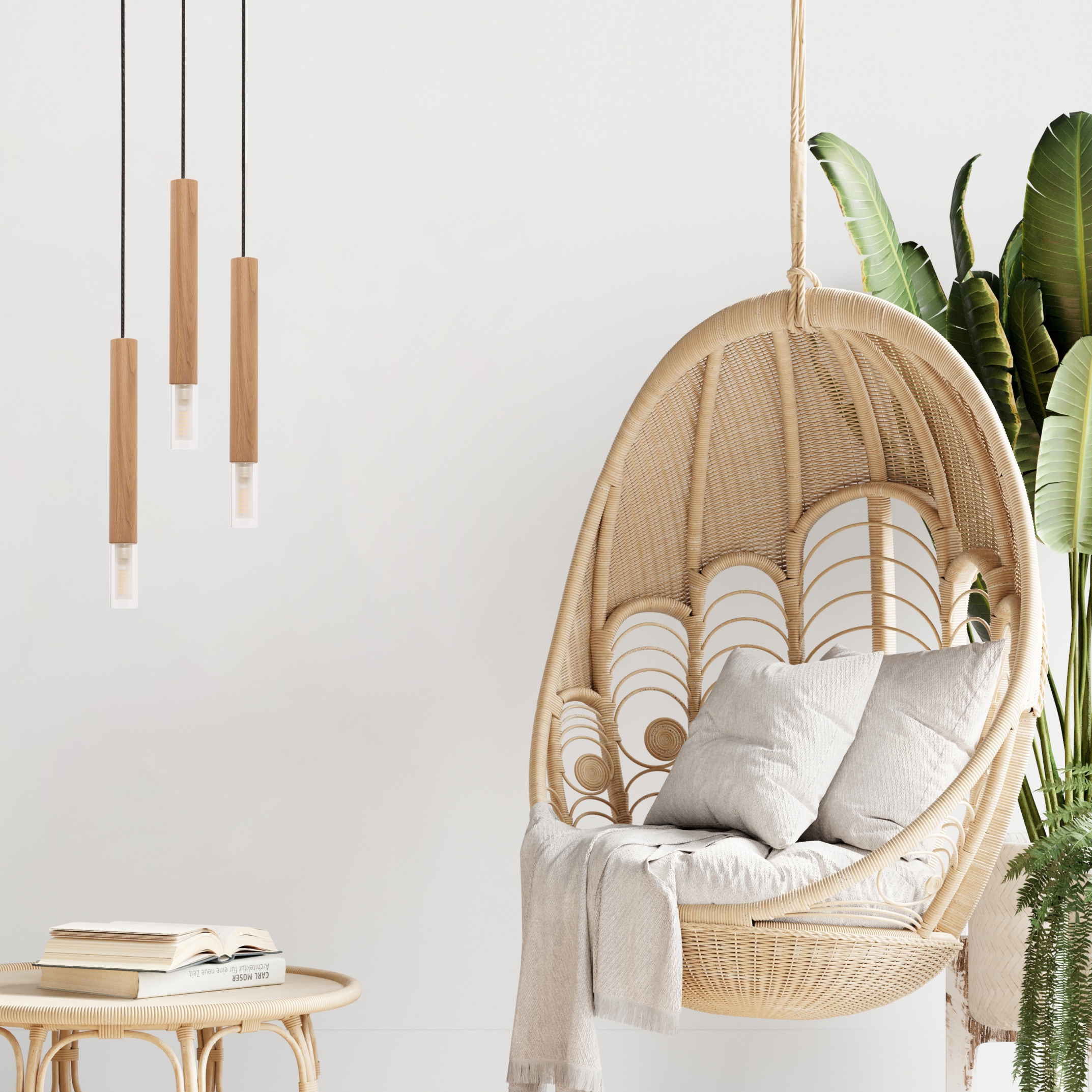 Lampa drewniana wisząca MADERA 8620103 - Zuma Line - obrazek 3
