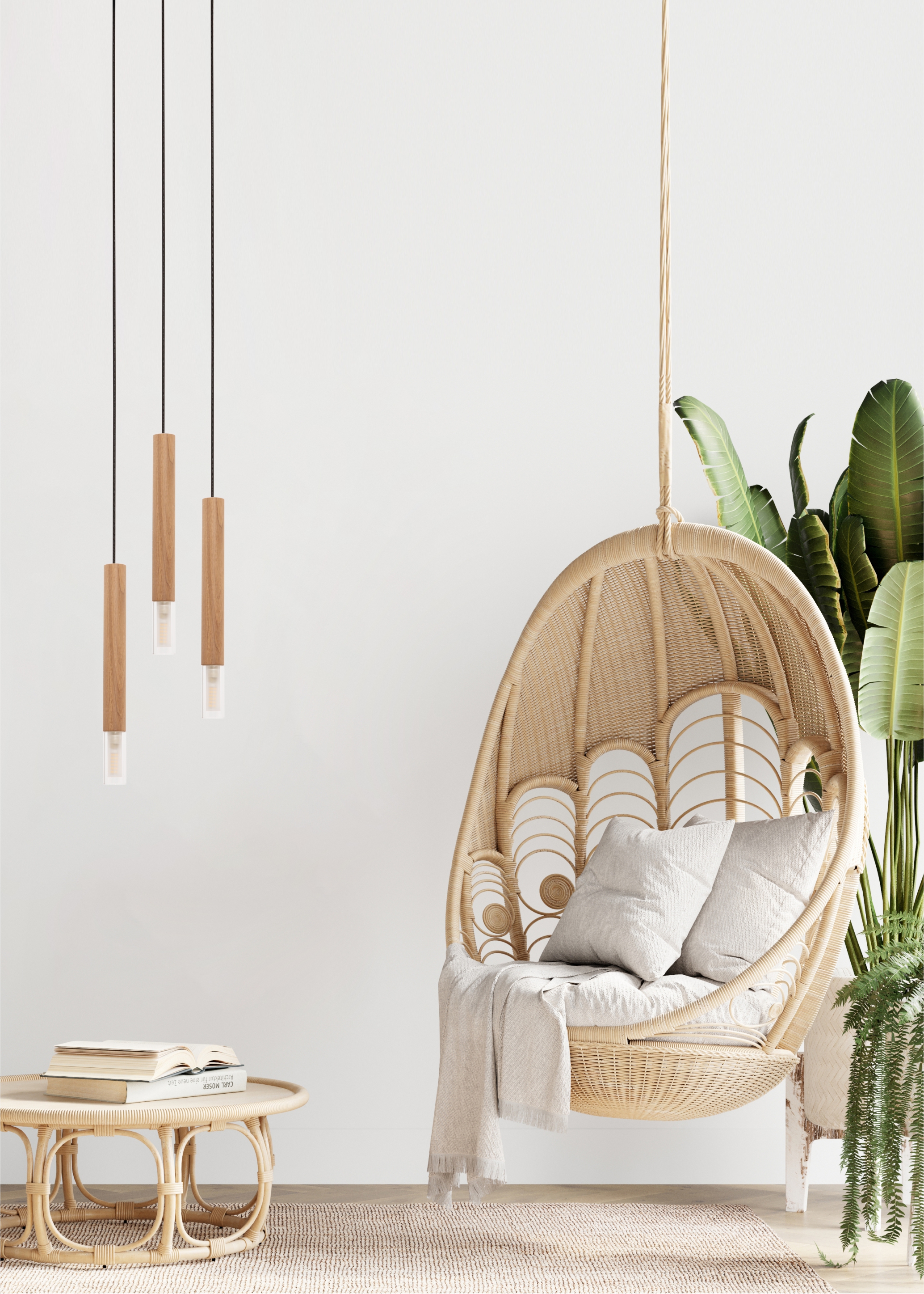 Lampa drewniana wisząca MADERA 8620103 - Zuma Line - obrazek 5