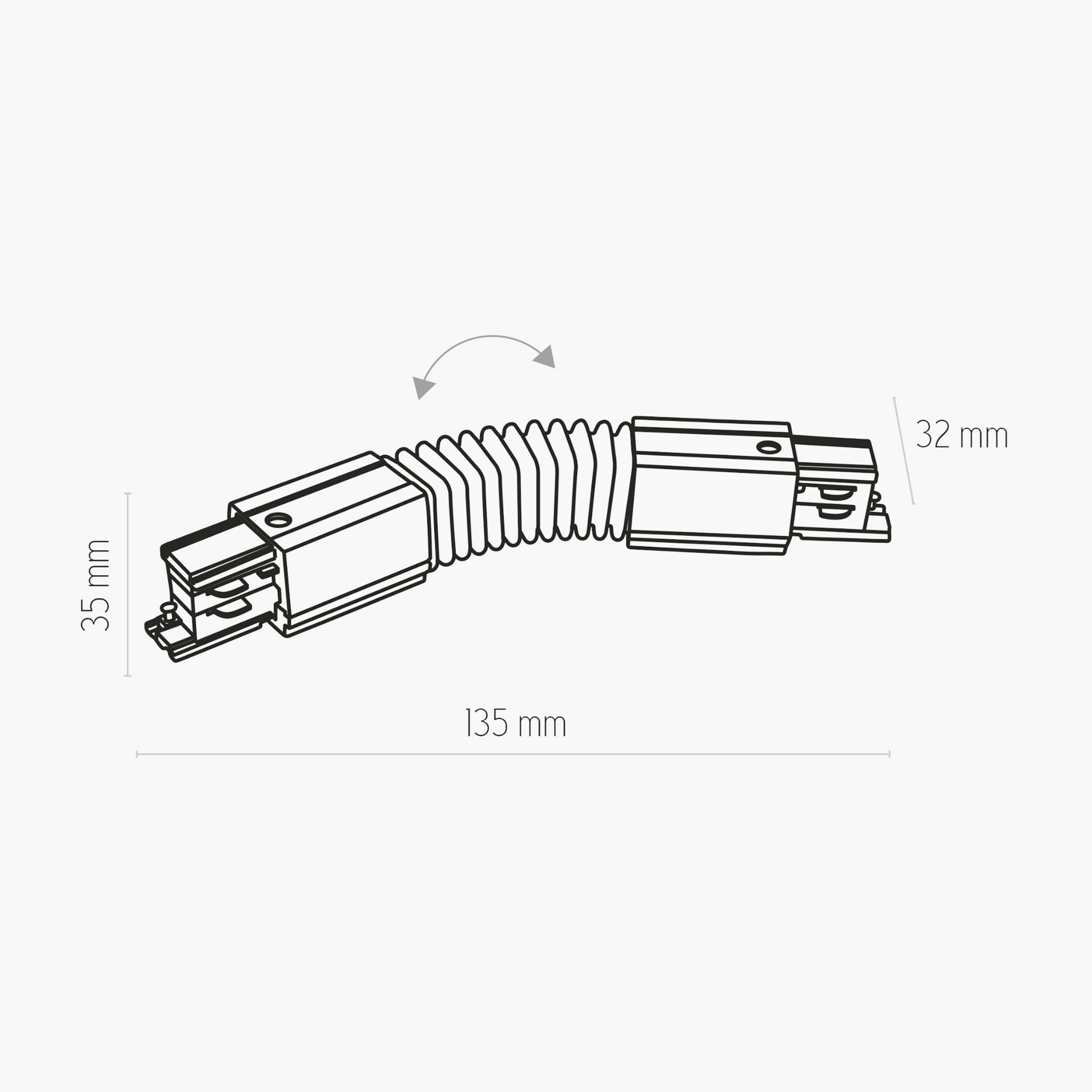 Łącznik elastyczny do szyn 3F 8050 - Zuma Line - obrazek 3