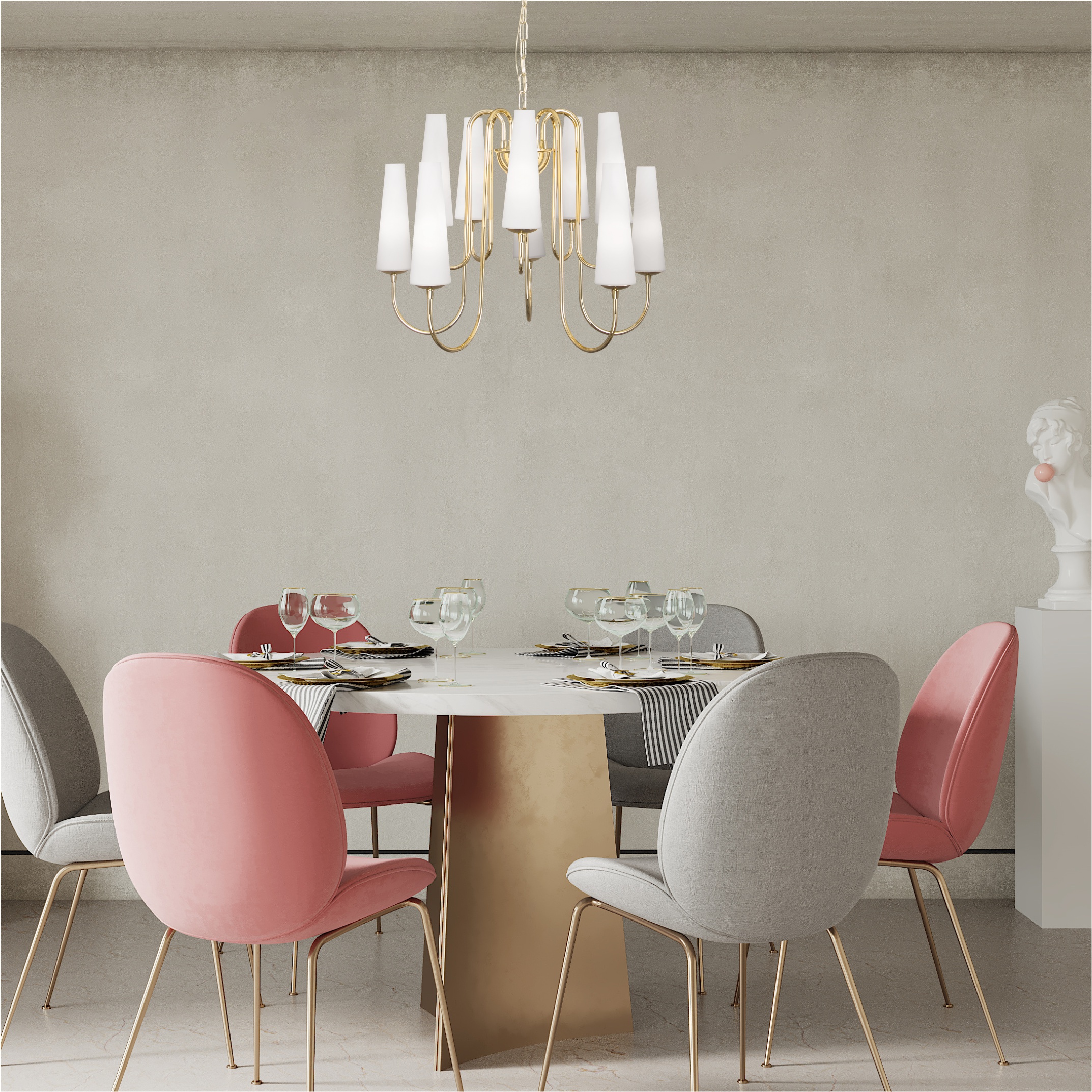 Lampa wisząca MAGNUM 10 złoty 133867-025751 - Zuma Line - obrazek 3