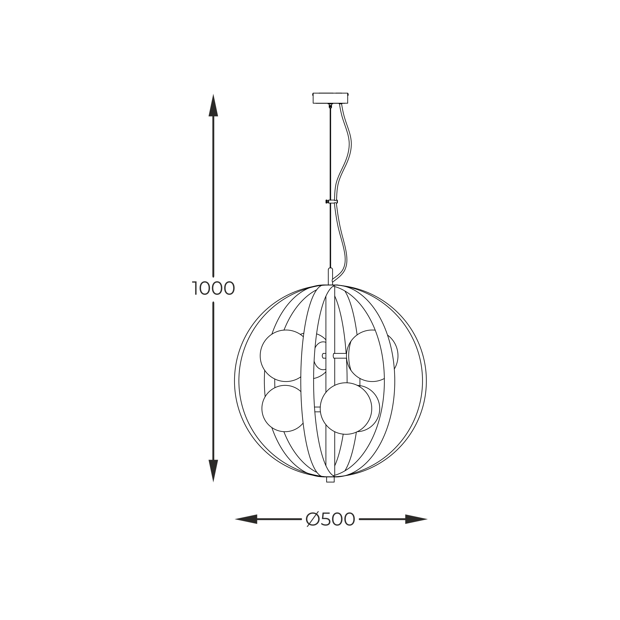 Lampa wisząca NELA 1138 - Zuma Line - obrazek 2