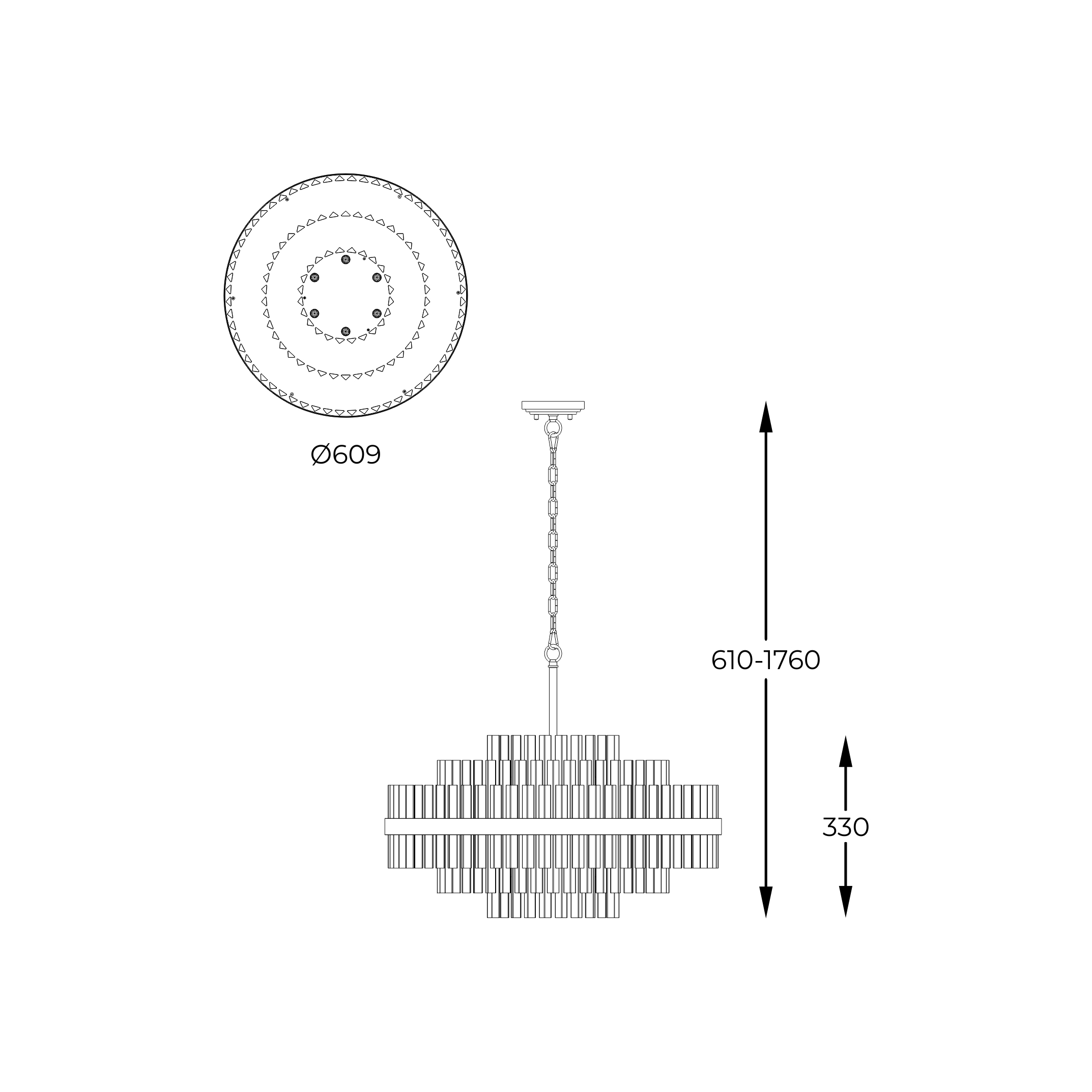 Lampa wisząca CONSTANTINOPLE P0567-12A-2GAC - Zuma Line - obrazek 5