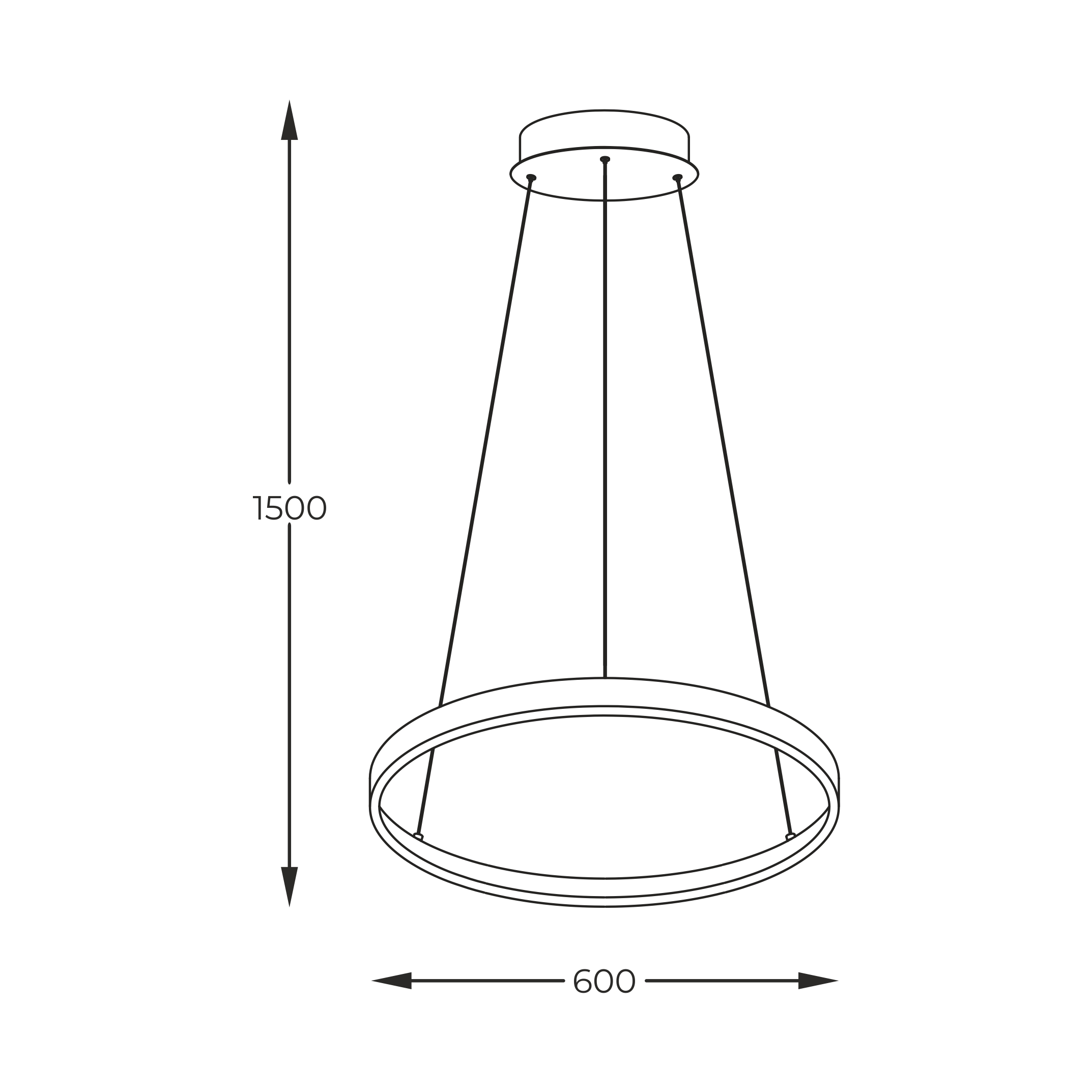 Lampa wisząca BRENO 2023201-BK60 - Zuma Line - obrazek 3