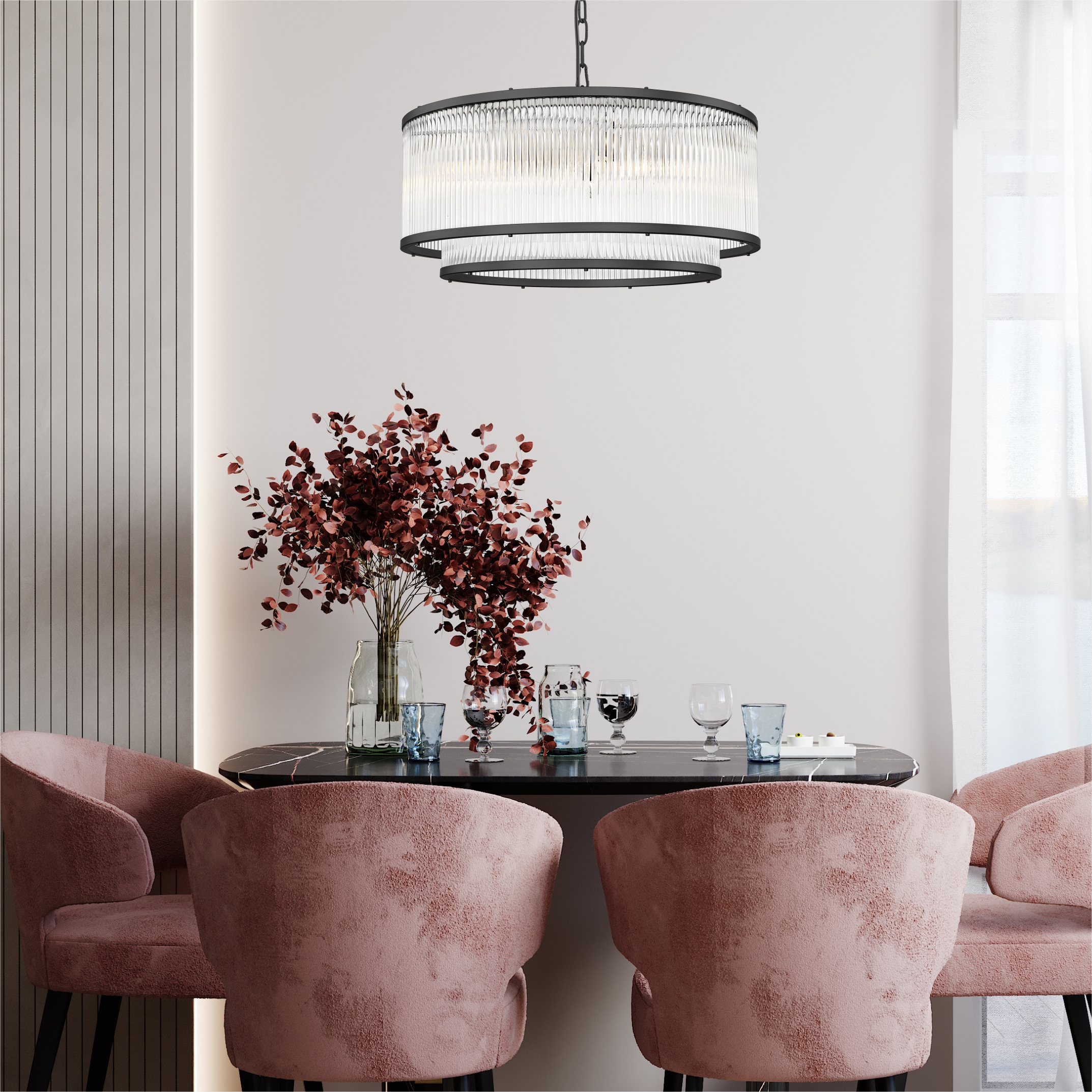Lampa wisząca SERGIO P0528-06H-P7AC - Zuma Line - obrazek 3