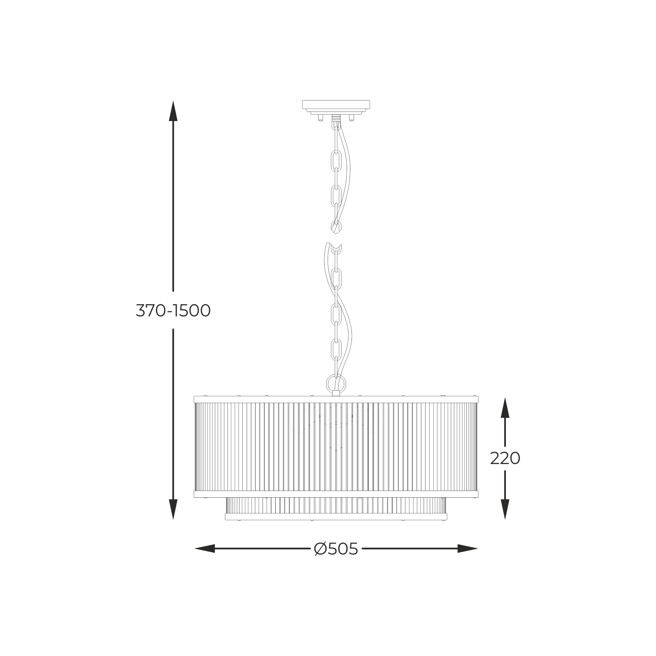 Lampa wisząca SERGIO P0528-06H-P7AC - Zuma Line - obrazek 4
