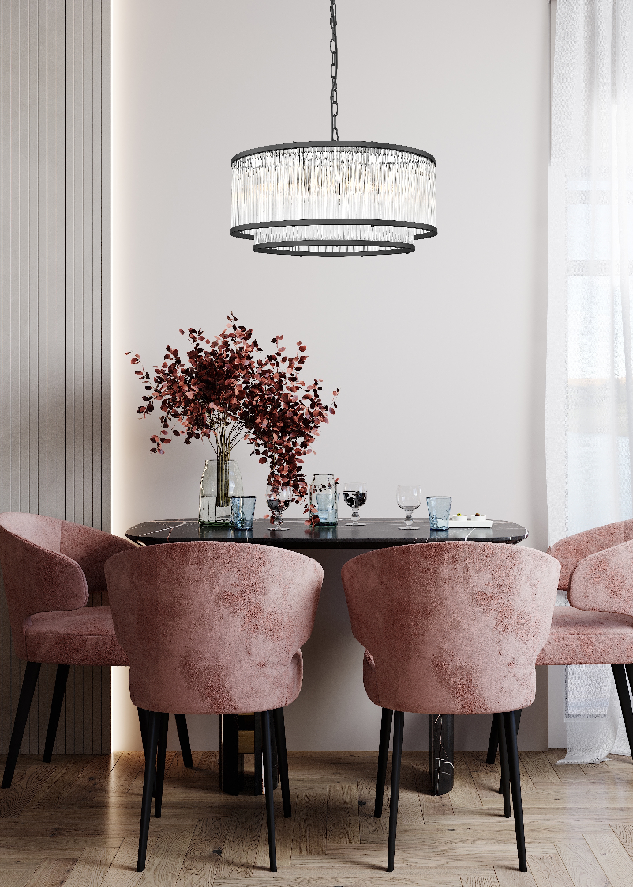 Lampa wisząca SERGIO P0528-06H-P7AC - Zuma Line - obrazek 5