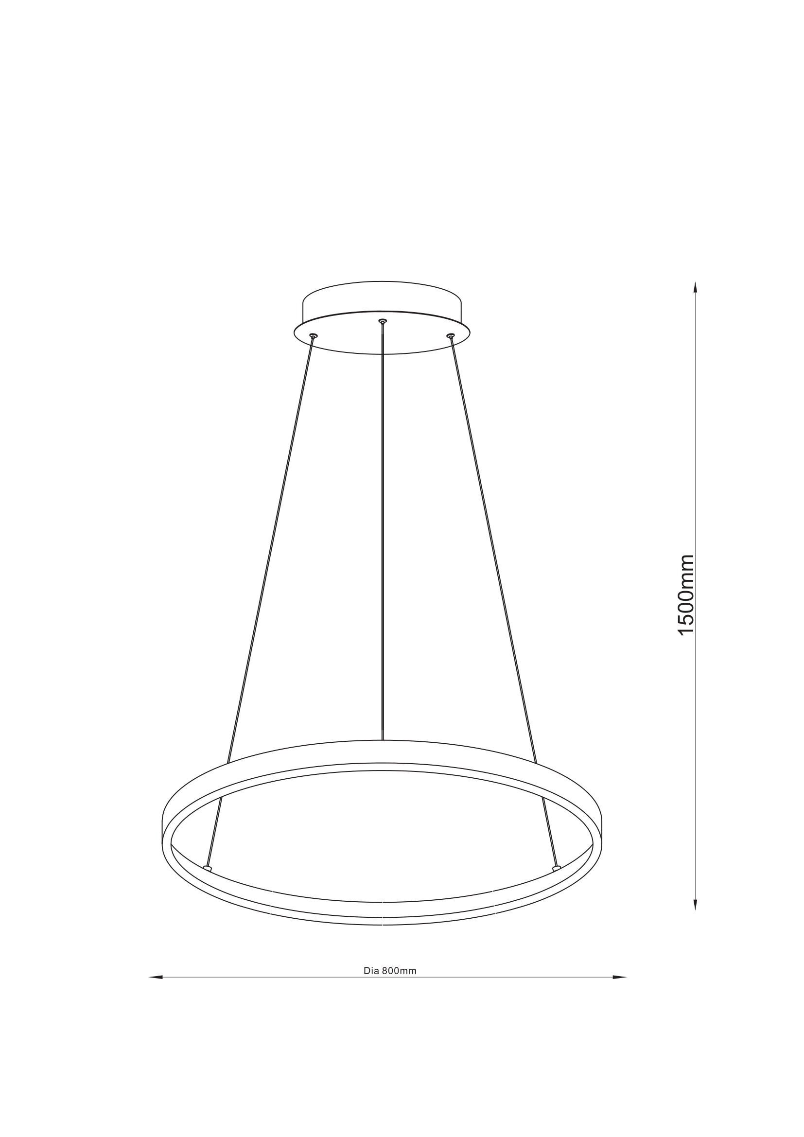 Lampa wisząca BRENO 2023201-GD80 - Zuma Line - obrazek 2