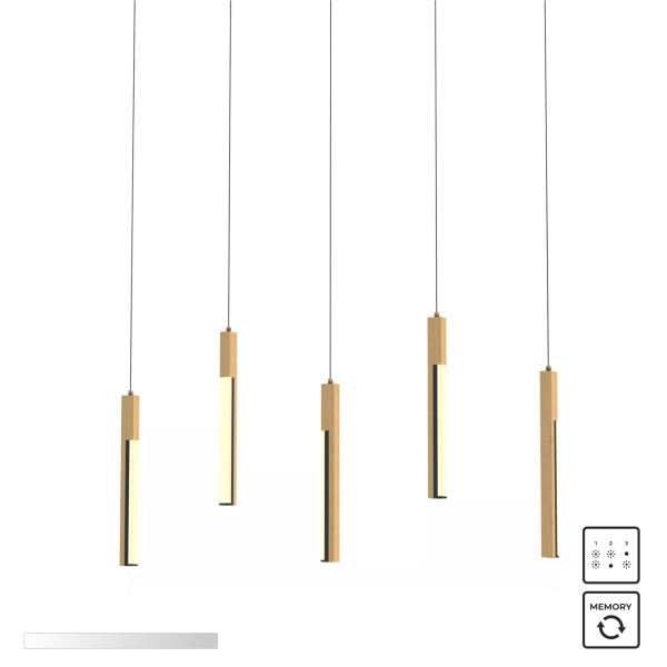 Lampa wisząca ELIOT MD4768-5-3BMT - Zuma Line