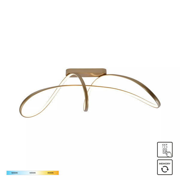 Lampa sufitowa FERMI 20026C-GD – Zuma Line