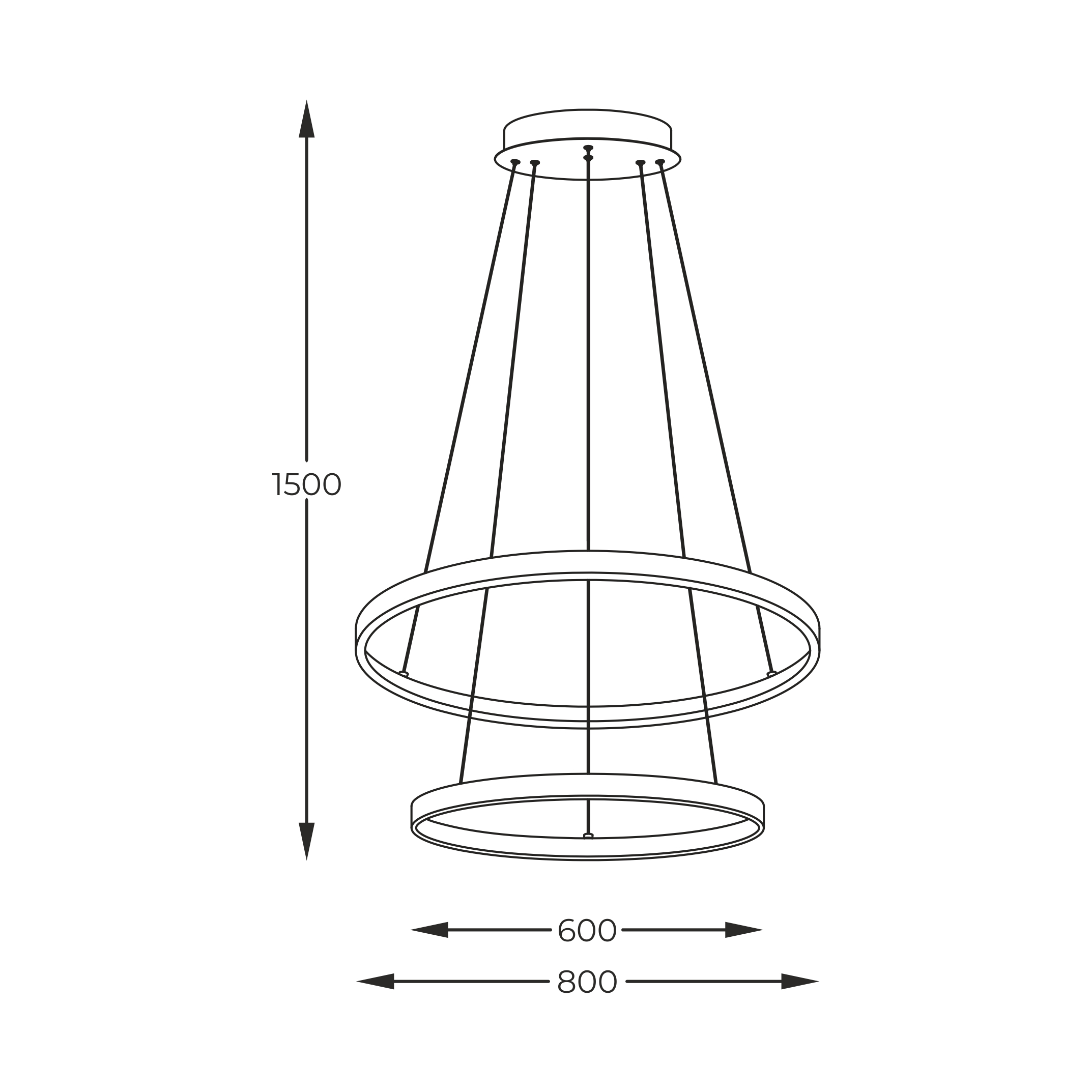 Lampa wisząca BRENO 2023200-BK - Zuma Line - obrazek 3