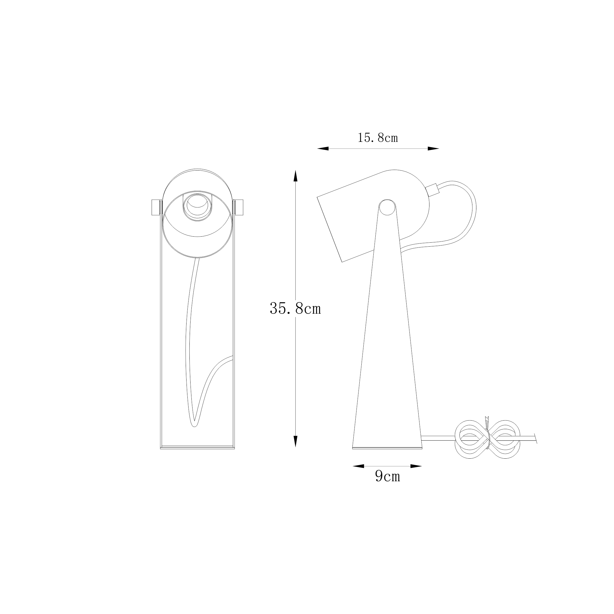 Lampa biurkowa ARIES A2056-MWH - Zuma Line - obrazek 2